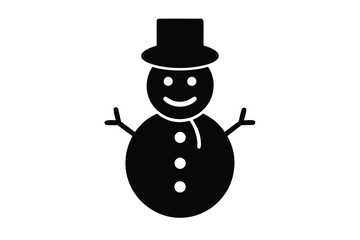 snowman vector icon