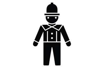 toy soldier vector icon