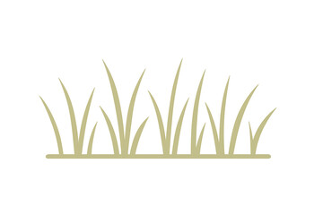 Fototapeta premium Seamless grass border on transparent background, ideal for nature-themed designs and spring projects