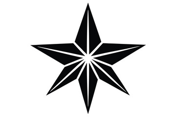 christmas star vector icon