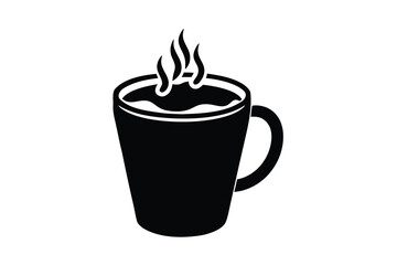 hot cocoa mug vector icon