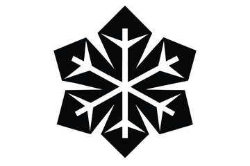 ice flakes vector icon