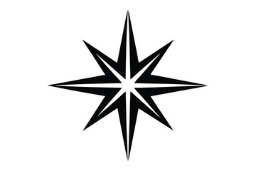 north star vector icon