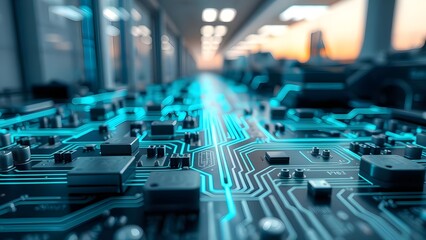 Circuit Board Close-Up