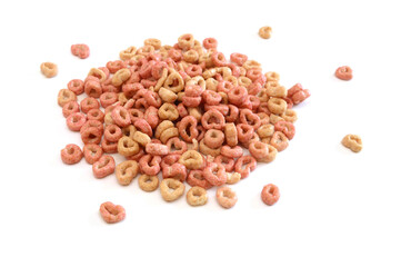Delicious and nutritious fruit cereal loops flavorful, healthy and funny addition to kids breakfa