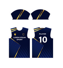 soccer jersey design template with pattern.