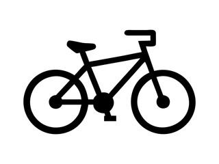 Fototapeta premium Bicycle Silhouette Icon Transport Vector Design 