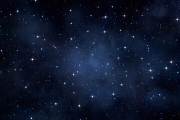 Fototapeta premium A mesmerizing dark blue space with numerous twinkling stars scattered across the canvas