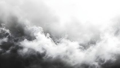 Obraz premium Soft Mist and Fog Texture Overlay