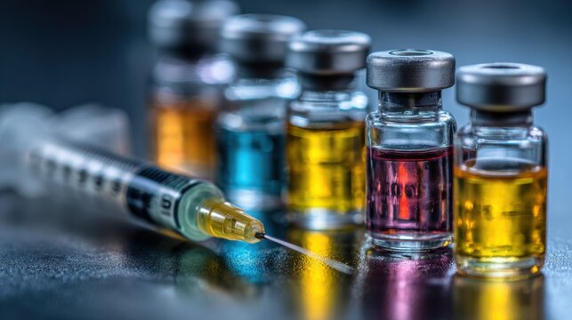 Sharp joint WHOUN report mark layered over softly blurred contaminated drug vials representing the urgent push to enhance healthcare safety standards.