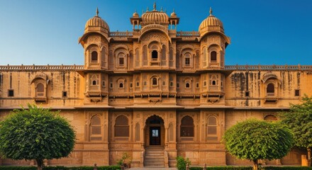 Fototapeta premium Ancient sandstone palace