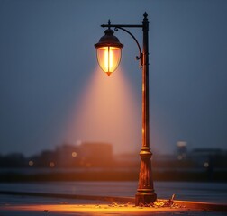 street lamp in the night
