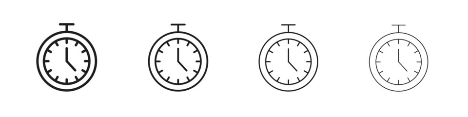 Stopwatch icon design. Modern line. EPS10