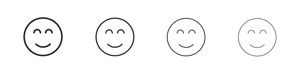 Smile icon design. Modern line. EPS10