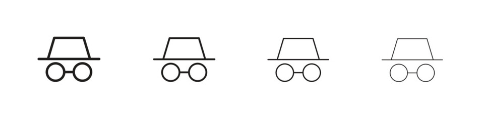 Incognito icon design. Modern line. EPS10