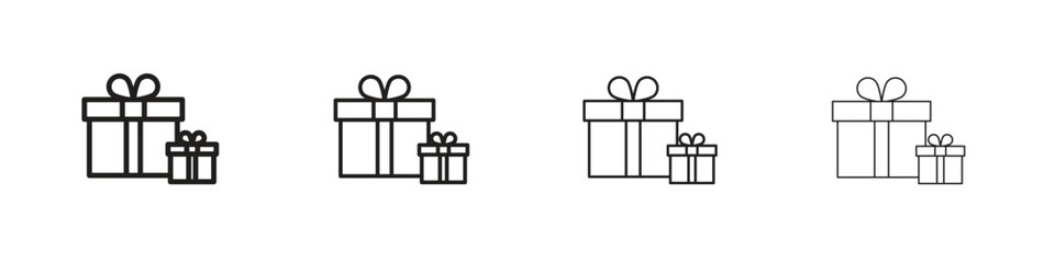 Gifts icon design. Modern line. EPS10