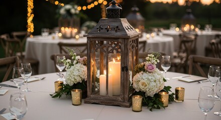 Elegant outdoor table setting (1)