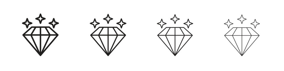 Diamond icon design. Modern line. EPS10