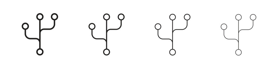 Code branch icon design. Modern line. EPS10 © iconic