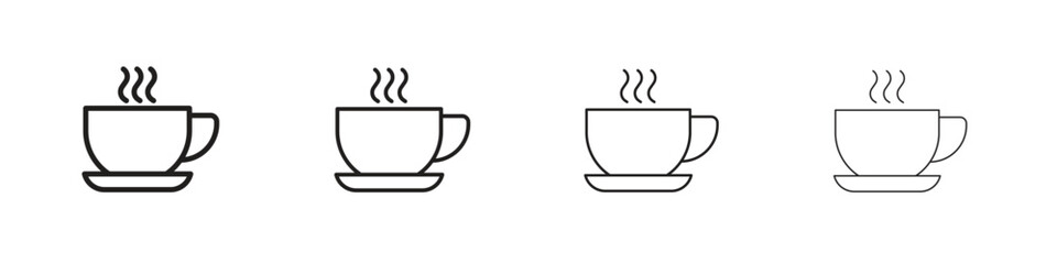 Coffee icon design. Modern line. EPS10