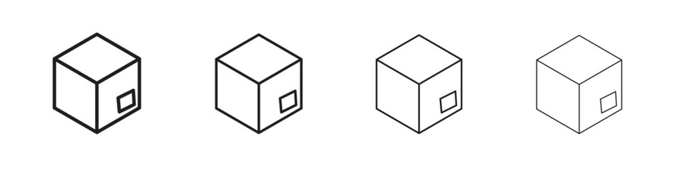 Box icon design. Modern line. EPS10
