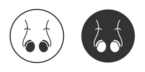Vasectomy icon Minimal Flat Pictogram for Ui Designs