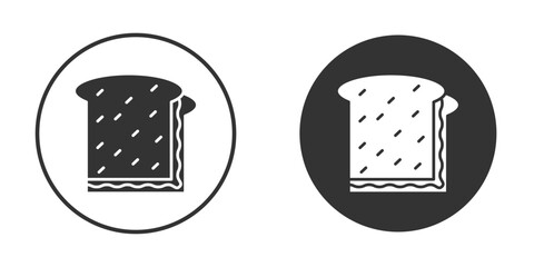 Sandwich icon Minimal Flat Pictogram for Ui Designs