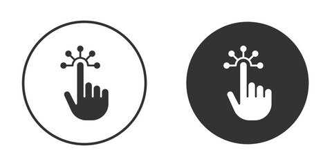 Obraz premium Interactive icon Minimal Flat Pictogram for Ui Designs
