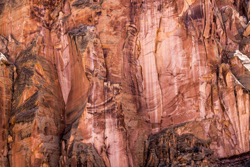 Colorful Rock Formations Reveal the Beauty and Tranquility of Capitol Reef National Park at Twilight in Utah's Striking Landscapes