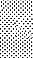 Simple black polka dots pattern