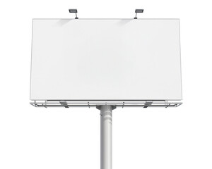 Obraz premium An advertising billboard stands tall, offering prime space for captivating campaigns and announcements.