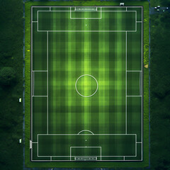 Obraz premium Rugby field 