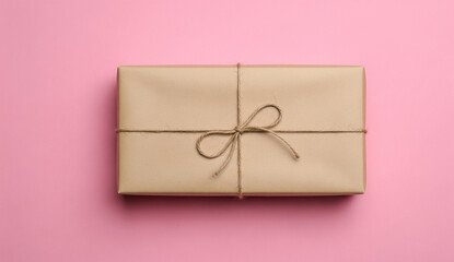 Geschenk in Kraftpapier