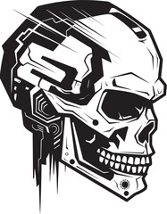 Vector Skull Shadow Robotics Cyber Skull Gear Design