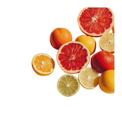 Fototapeta premium Colorful citrus fruit close-up