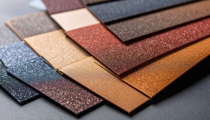 Fototapeta premium Multicolored Texture Samples Display