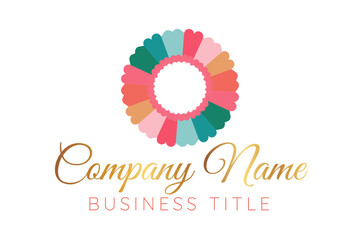 Seasonal Color Analysis Consultant Logo Vector Design