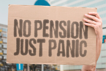 "No Pension, Just Panic" reflects the growing anxiety among older generations facing retirement without savings or security.
CRISIS. RETIREES. FUTURE. INSECURE. STRESS. PROTEST. UNCERTAINTY.