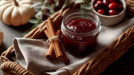Festive Cranberry Sauce: A holiday table centerpiece. Homemade, vibrant, and deliciously spiced.