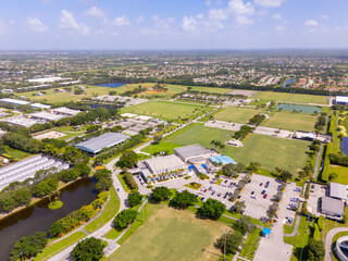 Aerial photo Village Park Wellington Florida