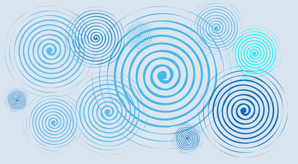 Blue Spiral Vector Art, Icons, and Graphics