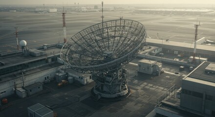 Airport Radar Dish