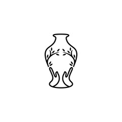 Pottery Logo With Leaf and Hand.eps