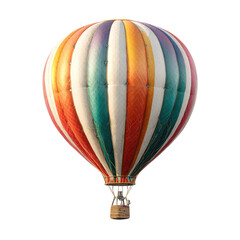 Naklejka premium Colorful hot air balloon
