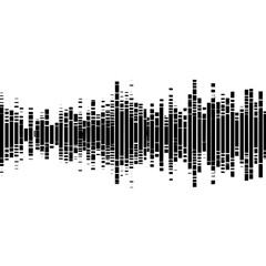 Black bars abstract pattern design vector illustration graphic background sound wave visual equalizer wallpaper