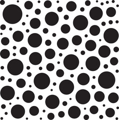 minimal black and white circle pattern background vector for use in graphic design packaging and digital illustrations