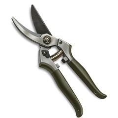 Sharp Steel Bypass Loppers with Olive Green Handles
