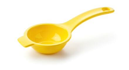 Yellow measuring cup