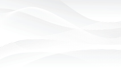 abstract wavy white background with decorative lines 