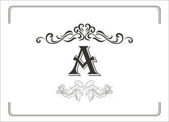 Artistic luxury frame design decorative background vector